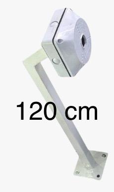 Support caméra avec boîte de jonction 120 cm
