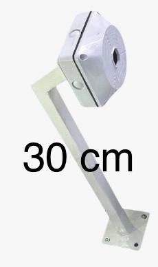 Support caméra avec boîte de jonction 30 cm
