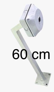 Support caméra avec boîte de jonction 60 cm