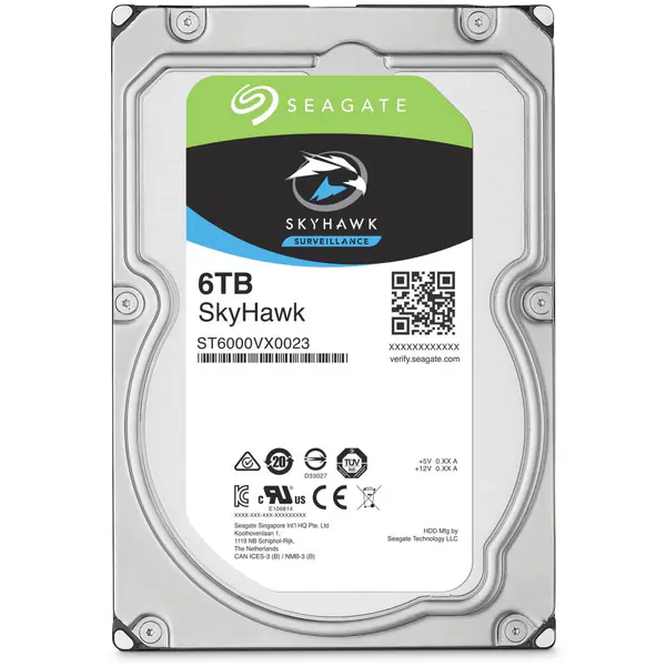 Disque Dur Seagate 6 To SkyHawk – spécial vidéosurveillance