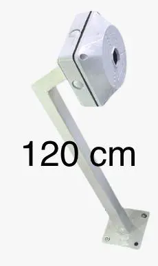 Support caméra avec boîte de jonction 120 cm