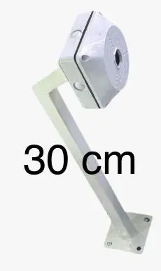 Support caméra avec boîte de jonction 30 cm